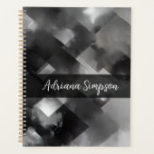 Moderne abstracte waterverf vormen Planner (Voorkant)