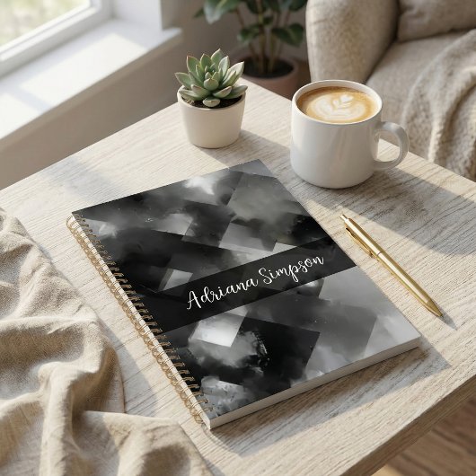 Moderne abstracte waterverf vormen Planner