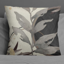 Moderne Abstracte Waterverf zwart