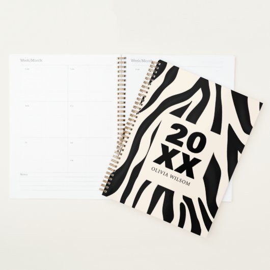 Moderne Abstracte Week- en Maandkalender Planner (Display)