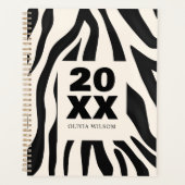 Moderne Abstracte Week- en Maandkalender Planner (Voorkant)
