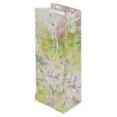 Moderne Abstracte  Wijn Cadeautas (Achterkant Gekanteld)