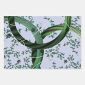 Moderne Abstracte wijnstokken — papierbladen voor Inpakpapier Vel (Voorkant 3)