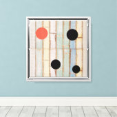 Moderne Abstracte woondecoratie| Canvas Afdruk (Insitu (Houten vloer))