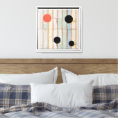 Moderne Abstracte woondecoratie| Canvas Afdruk (Insitu (Slaapkamer))