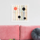 Moderne Abstracte woondecoratie| Canvas Afdruk (Insitu (Woonkamer))