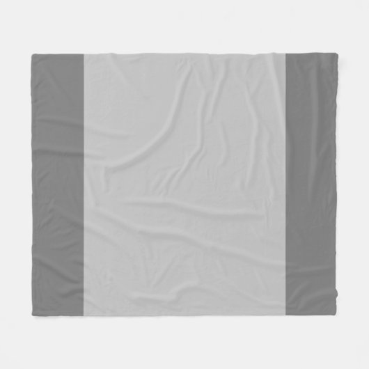 Moderne Abstracte Zilveren Grijze Patroon Fleece Deken (Voorkant (Horizontaal))