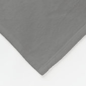 Moderne Abstracte Zilveren Grijze Patroon Fleece Deken (Hoek)