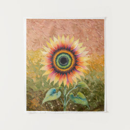 Moderne Abstracte Zonnebloem Kunst Wandkleed