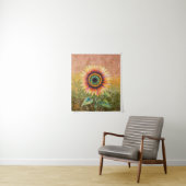 Moderne Abstracte Zonnebloem Kunst Wandkleed (In situ)