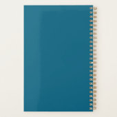 Moderne abstracte zonneschijn 2023 planner (Achterkant)