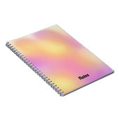 Moderne Abstracte Zonsondergang Achtergrond Notitieboek (Rechterzijde)