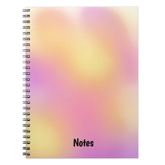 Moderne Abstracte Zonsondergang Achtergrond Notitieboek (Voorkant)