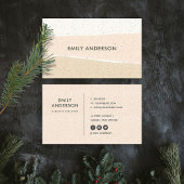 MODERNE ABSTRACTE ZWART PINK CERAMIC TEXTURE WAVES VISITEKAARTJE