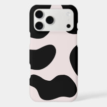 Moderne Abstracte Zwarte Blob Patroon Hoesje