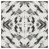 Moderne Abstracte zwarte-borstelkunst Stof (Swatch)