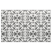 Moderne Abstracte zwarte-borstelkunst Stof (Fat Quarter)
