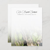 Moderne Abstracte zwarte goudsmederij (Voorkant / Achterkant)