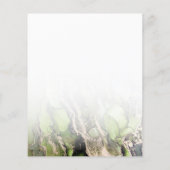 Moderne Abstracte zwarte goudsmederij (Achterkant)