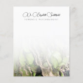 Moderne Abstracte zwarte goudsmederij (Voorkant)