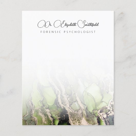 Moderne Abstracte zwarte goudsmederij (Voorkant)