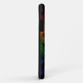Moderne Abstracte zwarte regenboog Case-Mate iPhone Case (Achterkant/rechts)