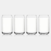 Moderne Academische Levensstijl Design Blikvorm Glas (Achterkant)