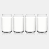 Moderne Academische Levensstijl Design Blikvorm Glas (Voorkant)