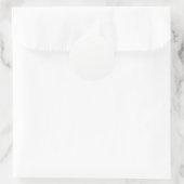 Moderne Academische Levensstijl Design Ronde Sticker (Tas)