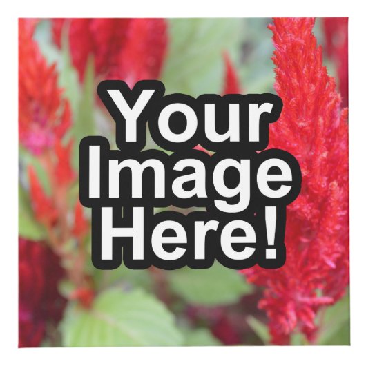 Moderne Accessoire voor aangepaste foto-kubusschor Kubus (Voorkant)