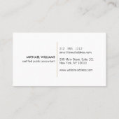 Moderne accountant, Boekhouding II Visitekaartje (Achterkant)