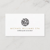 Moderne accountant, Boekhouding II Visitekaartje (Voorkant)