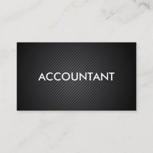 Moderne accountant visitekaartje