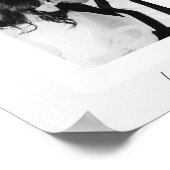 Moderne Ace of Hearts Koppel Trouwfoto Poster (Hoek)