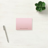 Moderne achtergrond Elegant Roos Gouden Sjabloon Post-it® Notes (Kantoor)
