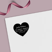 Moderne achtergrond persoonlijk thuisadres  zelfinktende stempel