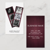 Moderne achtergrond voor collage fotografie visitekaartje (Voorkant / Achterkant)