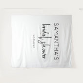 Moderne achtergrond zwart-wit Vrijgezellenfeest Wandkleed (Voorkant (horizontaal))