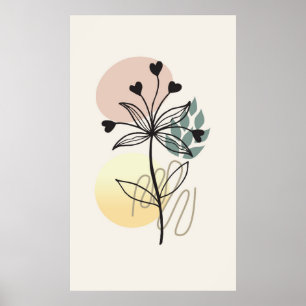 Moderne achtergrondontwerp poster