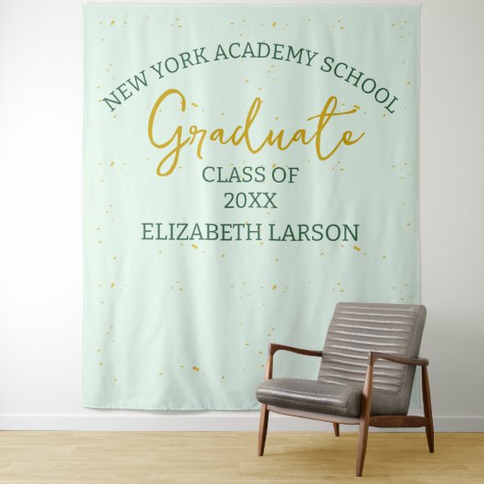 Moderne achterliggende Afstuderen Wandkleed (In situ)