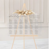 Moderne Acryl 18 Tafel Trouwstoel Grafiek Acryl Bord