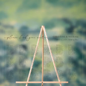 Moderne Acryl 18 Tafel Trouwstoel Grafiek Acryl Bord (Neutraal)