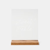 Moderne Acryl Sweet Tafel Bord (Voorkant)
