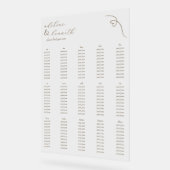 Moderne Acryl Trouwstoel Grafiek | neutraal Acryl Bord (Hoek)