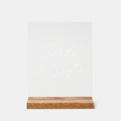 Moderne Acrylkaarten & Geschenkbord Acryl Bord (Voorkant)