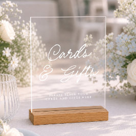 Moderne Acrylkaarten & Geschenkbord Acryl Bord