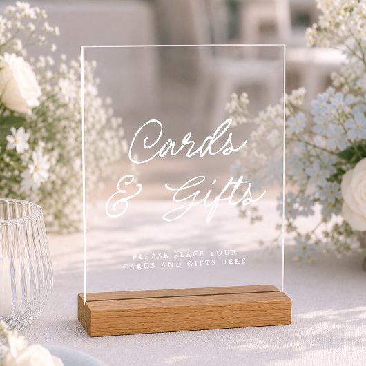 Moderne Acrylkaarten & Geschenkbord Acryl Bord
