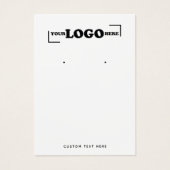 Moderne add Logo juwelen oormerkende Kaart (Voorkant)