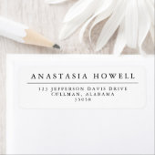 Moderne Adresetiketten Etiket (Insitu)