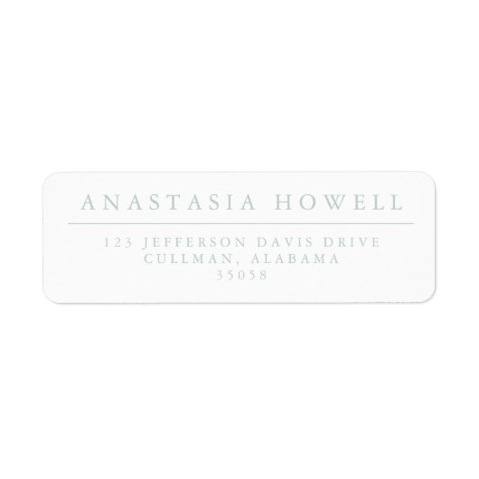 Moderne Adresetiketten Etiket (Voorkant)